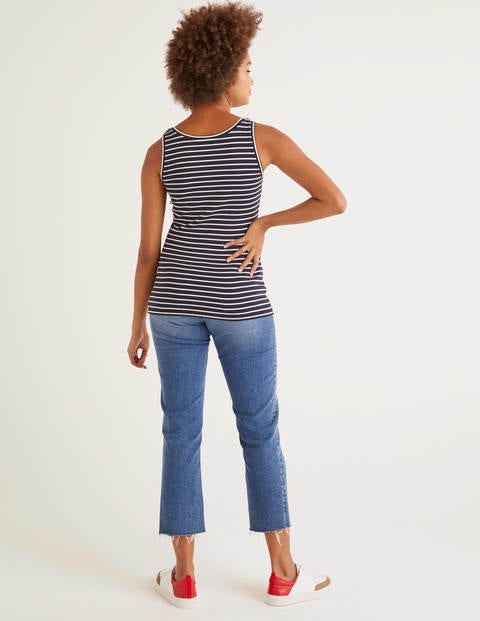 Essential Tank - Navy/Ivory Essential Tank - Navy/Ivory