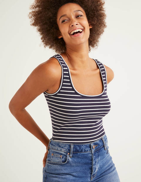 Essential Tank - Navy/Ivory Essential Tank - Navy/Ivory