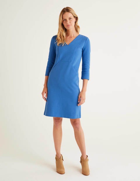 Bronte Ottoman Dress - Sky Blue Bronte Ottoman Dress - Sky Blue