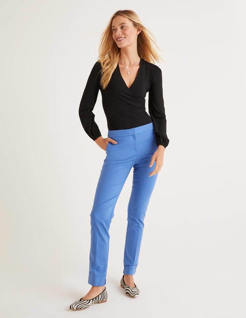 Elodie Jersey Wrap Top - Black Elodie Jersey Wrap Top - Black