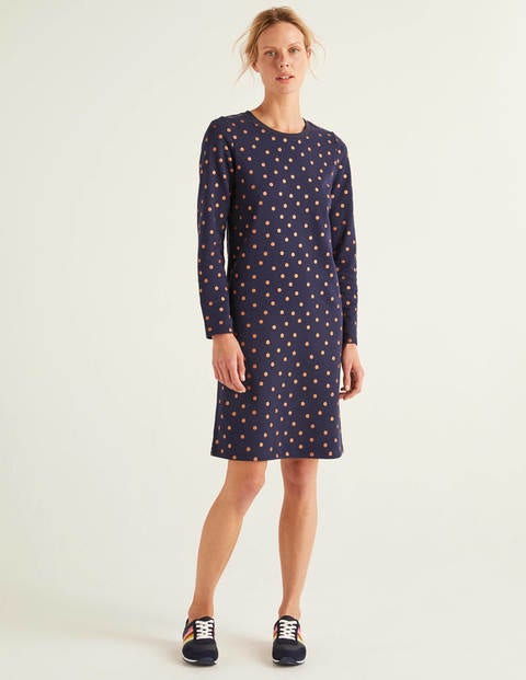 blue peasant dress