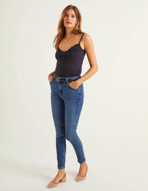 navy blue lace cami