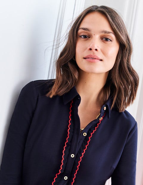 Florence Ponte-Hemd - Navy Florence Ponte-Hemd - Navy