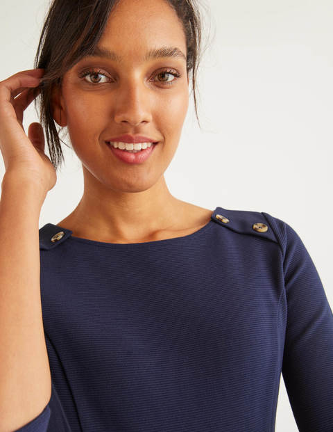 Isabel Ottoman Tunic - Navy Isabel Ottoman Tunic - Navy
