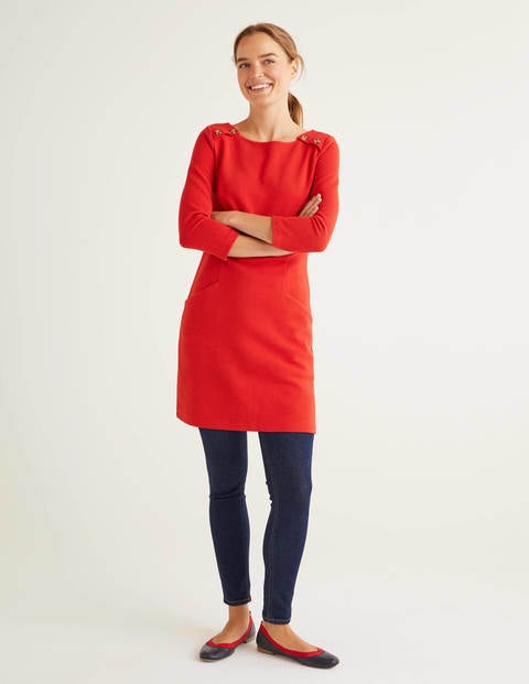 Isabel Ottoman Tunic - Post Box Red Isabel Ottoman Tunic - Post Box Red