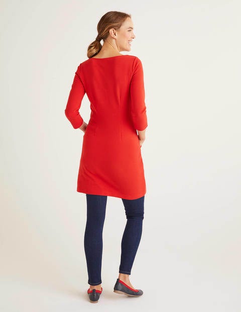 Isabel Ottoman Tunic - Post Box Red Isabel Ottoman Tunic - Post Box Red