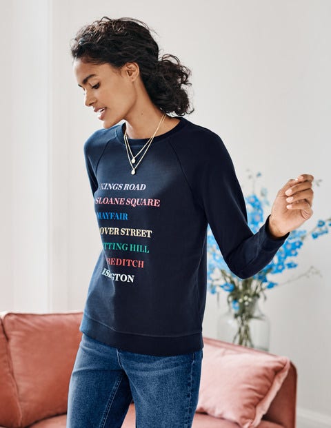 The Sweatshirt - Navy, London Places The Sweatshirt - Navy, London Places