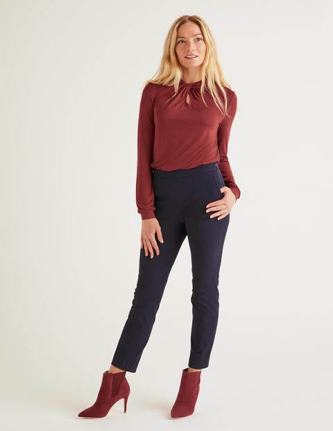 Pippa Jersey Top - Maroon Pippa Jersey Top - Maroon