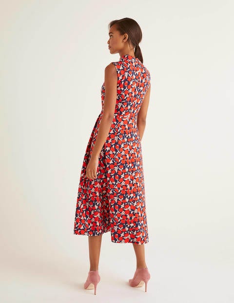 Miriam Ponte Midi Dress - Orange Sunset, Clematis Miriam Ponte Midi Dress - Orange Sunset, Clematis