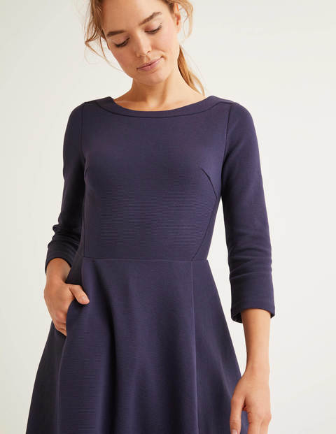 Maisy Ottoman Dress - Navy Maisy Ottoman Dress - Navy
