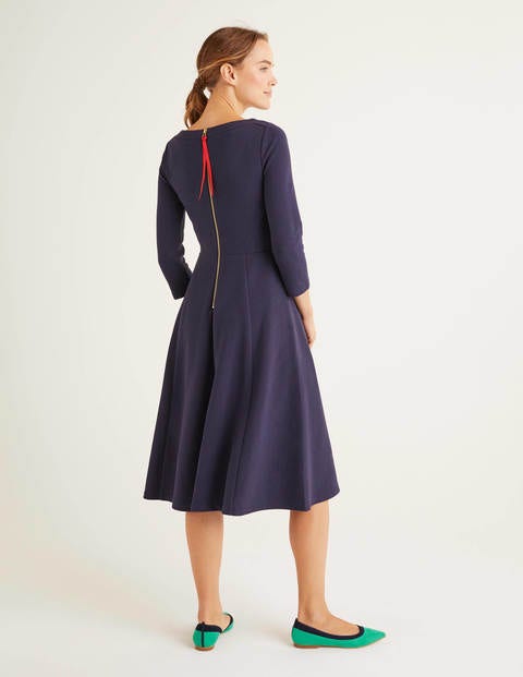 Maisy Ottoman Dress - Navy Maisy Ottoman Dress - Navy