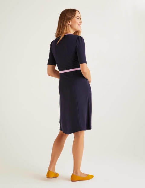Maria Ponte Dress - Navy Maria Ponte Dress - Navy