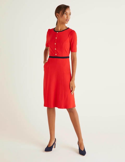 Maria Ponte-Kleid - Signalrot Maria Ponte-Kleid - Signalrot