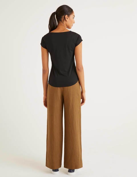Supersoft Cap Sleeve Tee - Black Supersoft Cap Sleeve Tee - Black