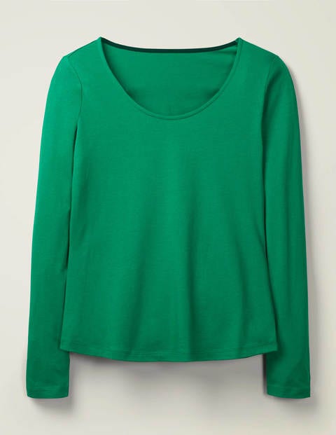 Supersoft Scoop Neck Tee - Forest Supersoft Scoop Neck Tee - Forest