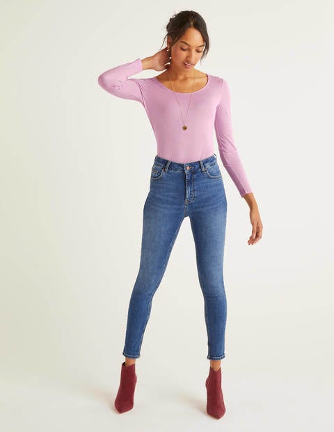 Supersoft Scoop Neck Tee - Rosebay Supersoft Scoop Neck Tee - Rosebay