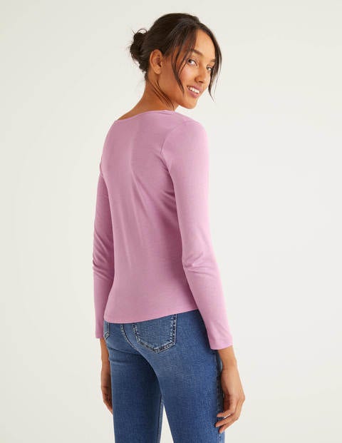 Supersoft Scoop Neck Tee - Rosebay Supersoft Scoop Neck Tee - Rosebay
