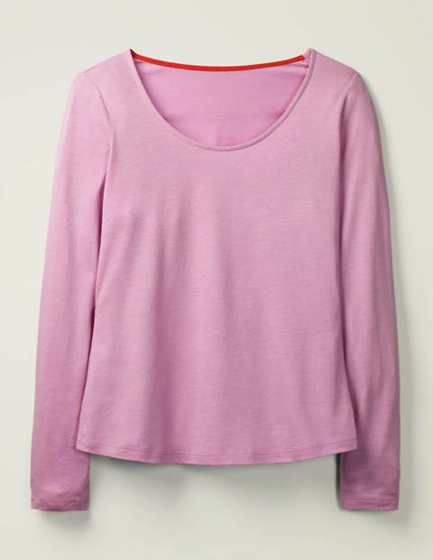 Supersoft Scoop Neck Tee - Rosebay Supersoft Scoop Neck Tee - Rosebay
