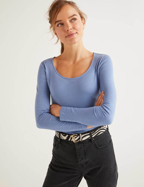 Supersoft Scoop Neck Tee - Sea Mist Supersoft Scoop Neck Tee - Sea Mist