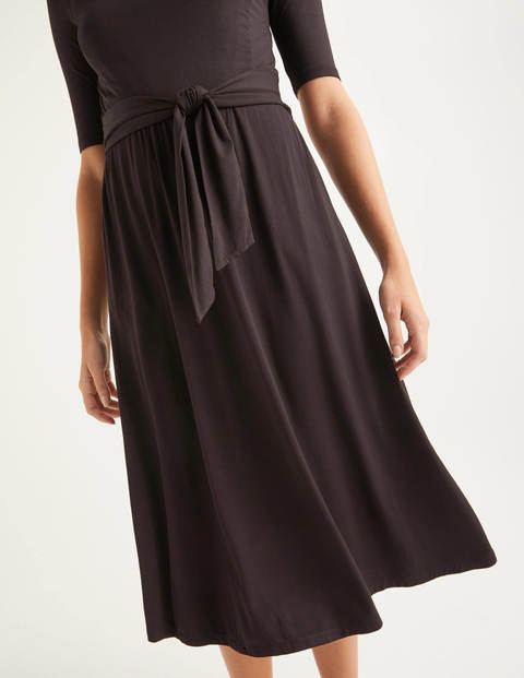 Eloise Jerseykleid - Schwarz Eloise Jerseykleid - Schwarz