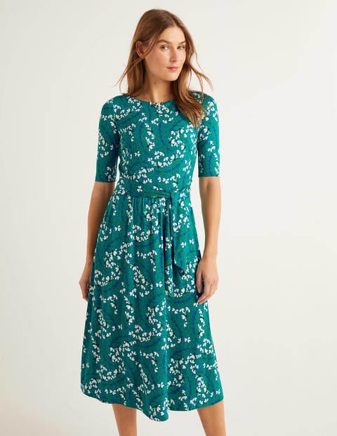 Eloise Jersey Dress - Vibrant Teal, Jolie Eloise Jersey Dress - Vibrant Teal, Jolie