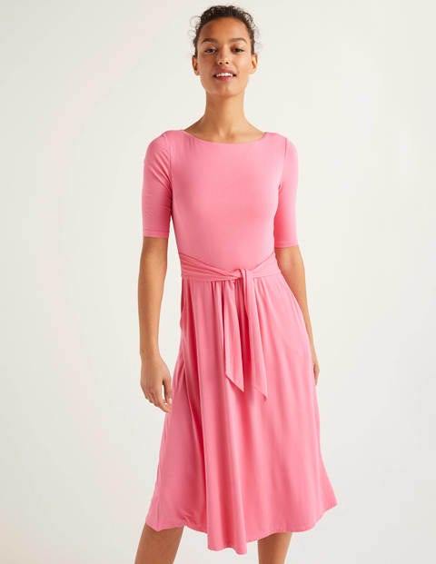 Eloise Jersey Dress - Bright Camellia Eloise Jersey Dress - Bright Camellia