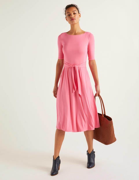 Eloise Jersey Dress - Bright Camellia Eloise Jersey Dress - Bright Camellia