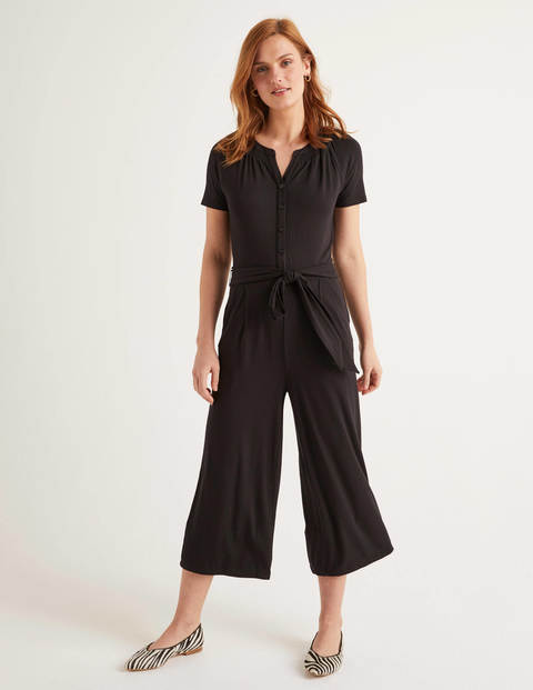 Edith Jersey Jumpsuit - Black Edith Jersey Jumpsuit - Black