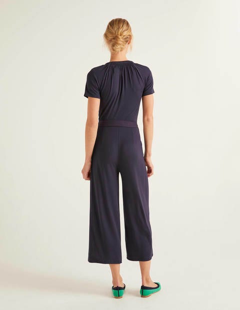 Edith Jersey Jumpsuit - Navy Edith Jersey Jumpsuit - Navy