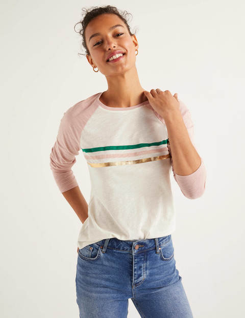 Allie Jersey-T-Shirt - Milchshake/Naturweiß/Bunt Allie Jersey-T-Shirt - Milchshake/Naturweiß/Bunt