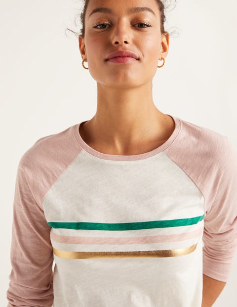 Allie Jersey-T-Shirt - Milchshake/Naturweiß/Bunt Allie Jersey-T-Shirt - Milchshake/Naturweiß/Bunt