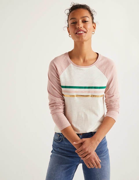 Allie Jersey-T-Shirt - Milchshake/Naturweiß/Bunt Allie Jersey-T-Shirt - Milchshake/Naturweiß/Bunt
