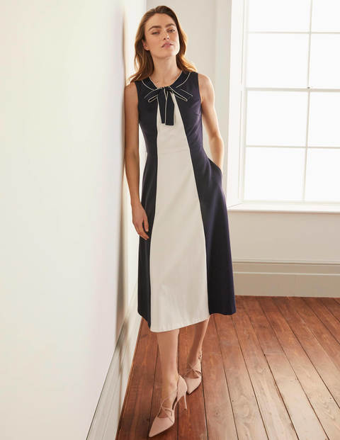 Elise Ponte Dress - Navy Elise Ponte Dress - Navy
