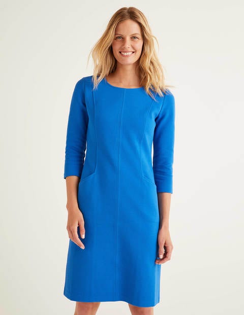 Robe Ellen en ottoman - Bleu audacieux Robe Ellen en ottoman - Bleu audacieux