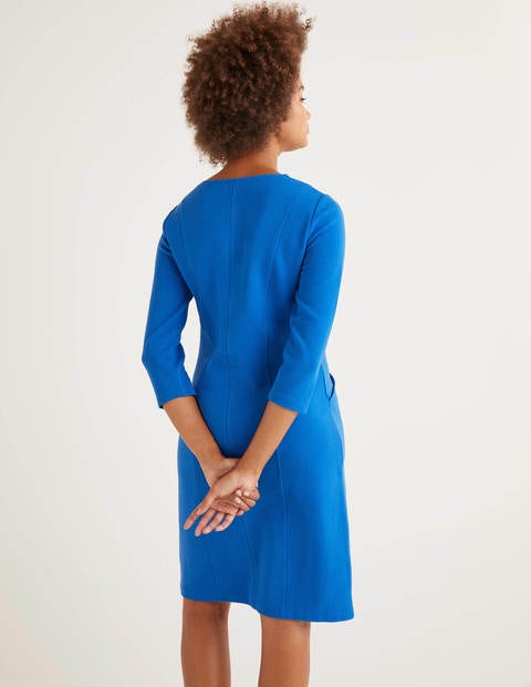 Robe Ellen en ottoman - Bleu audacieux Robe Ellen en ottoman - Bleu audacieux