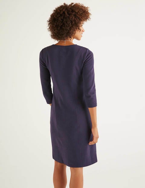 Ellen Ottoman Dress - Navy Ellen Ottoman Dress - Navy