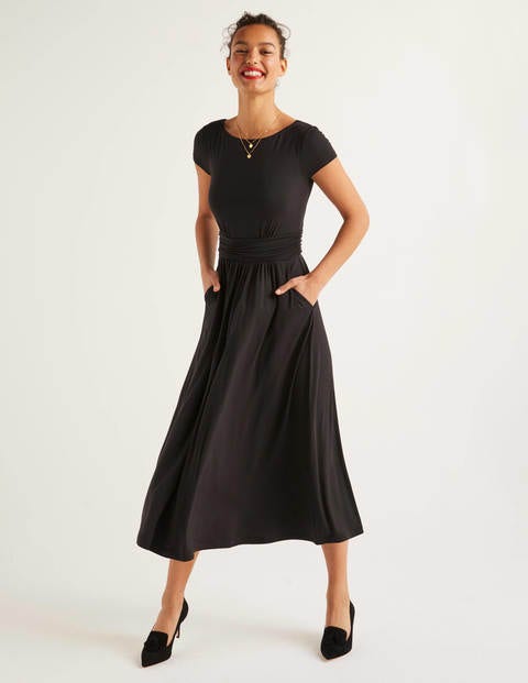 black midi cocktail dresses uk