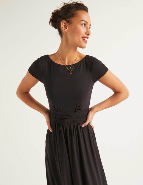 jersey midi dress