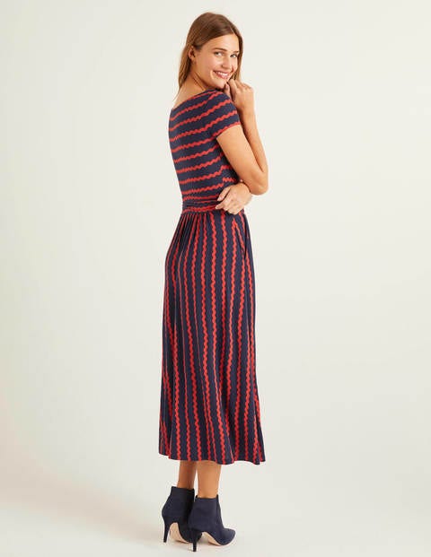 Faye Jersey Midi Dress - Navy, Wiggle Faye Jersey Midi Dress - Navy, Wiggle