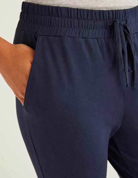 Cuffed Jersey Joggers - Navy Cuffed Jersey Joggers - Navy