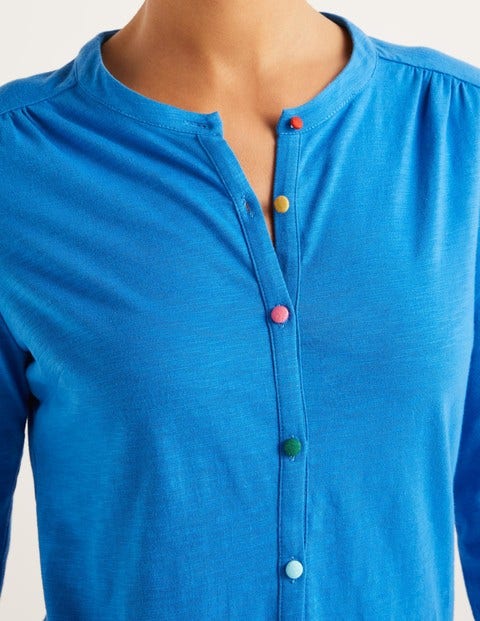 Sasha Jerseyhemd - Kräftiges Blau Sasha Jerseyhemd - Kräftiges Blau