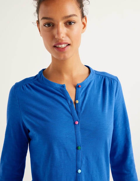 Sasha Jerseyhemd - Kräftiges Blau Sasha Jerseyhemd - Kräftiges Blau