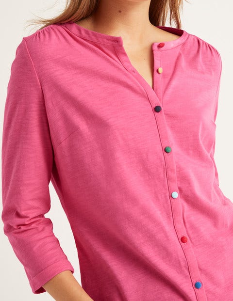 Sasha Jersey Shirt - Bright Camellia Sasha Jersey Shirt - Bright Camellia