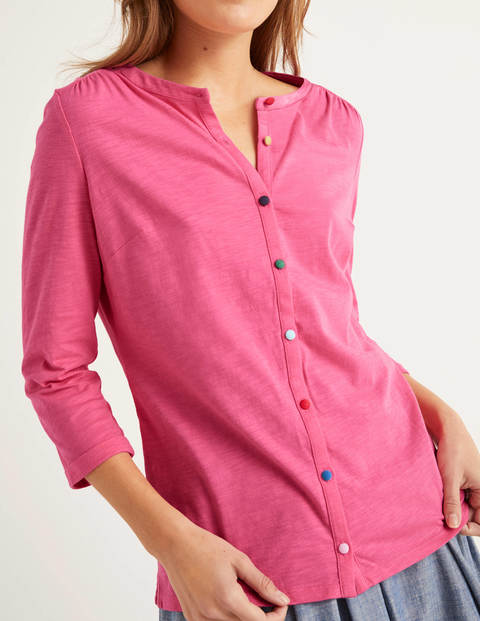 Sasha Jersey Shirt - Bright Camellia Sasha Jersey Shirt - Bright Camellia