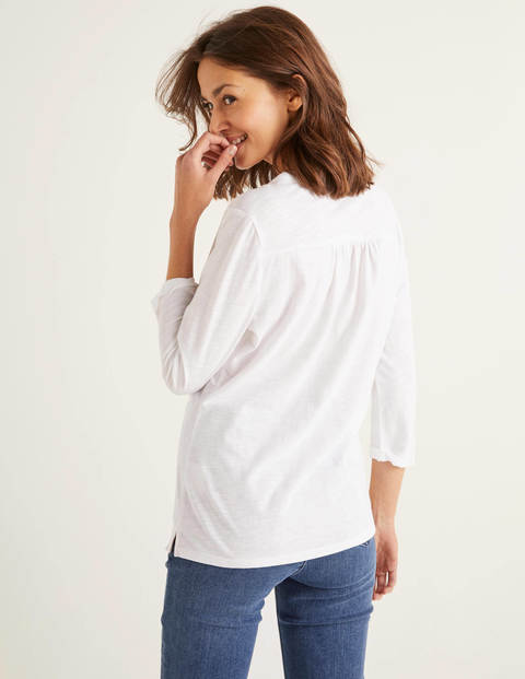 Sasha Jersey Shirt - White Sasha Jersey Shirt - White