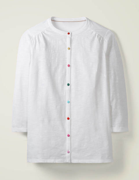 Sasha Jersey Shirt - White Sasha Jersey Shirt - White