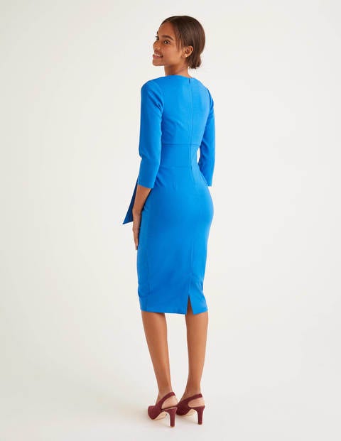 Robe Sophie en point de Rome - Bleu audacieux Robe Sophie en point de Rome - Bleu audacieux