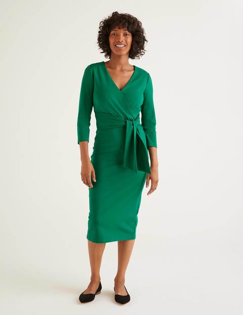 Sophie Ponte-Kleid - Waldgrün Sophie Ponte-Kleid - Waldgrün