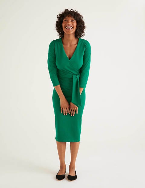 Sophie Ponte-Kleid - Waldgrün Sophie Ponte-Kleid - Waldgrün