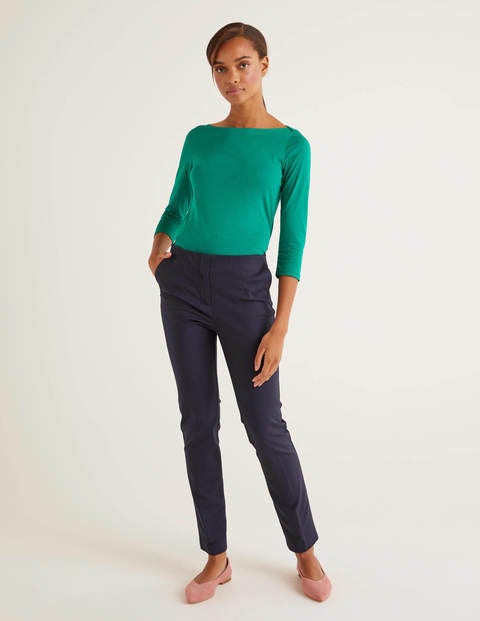 Supersoft Slash Neck Top - Forest Supersoft Slash Neck Top - Forest